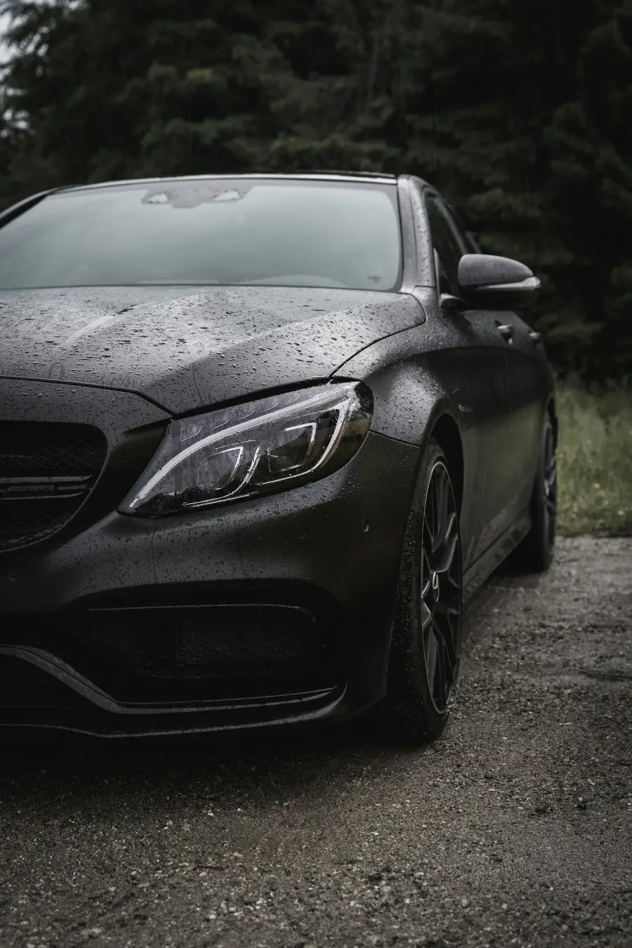 Mercedes-Benz far yakın çekim